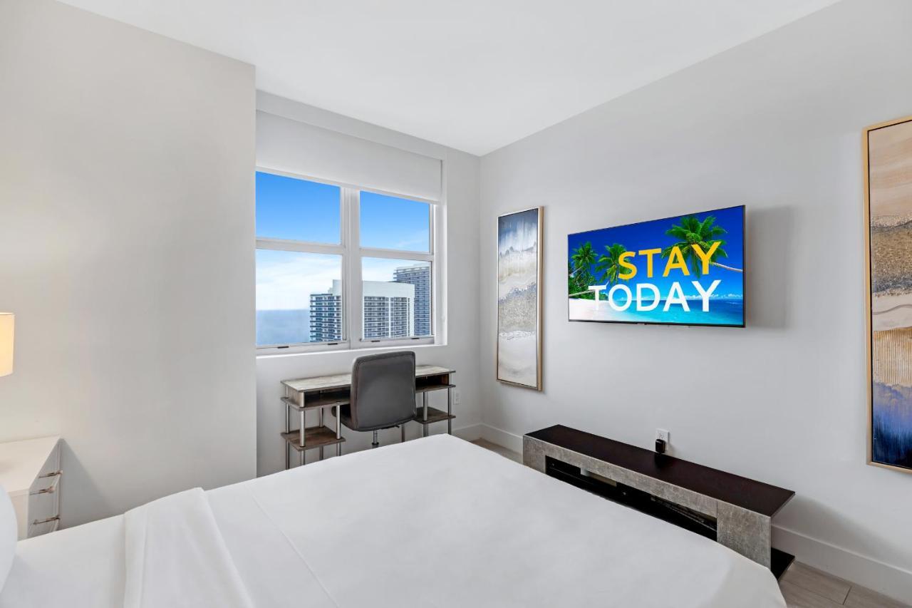 Hyde Beach House - Millionaire 2 Bd 2 Ba Apt, Direct Ocean View, 5 Min Walk To Ocean 好莱坞 外观 照片